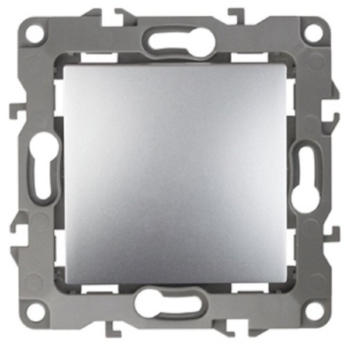 Переключатель без рамки Эра S12 1-кл перекрестный 10А алюминий картинка